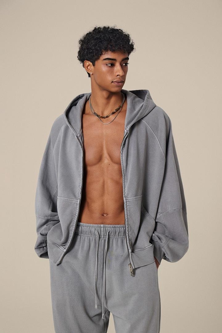oversized mens zip up hoodie