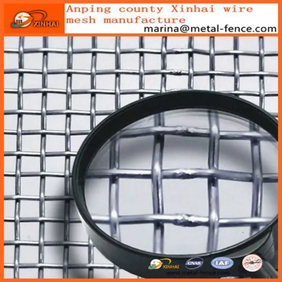 Stainless Steel Crimped Wire Mesh/Barbecuie Crimped Wire Mesh Anping Xinhai Wire Mesh Factory(manufacture)