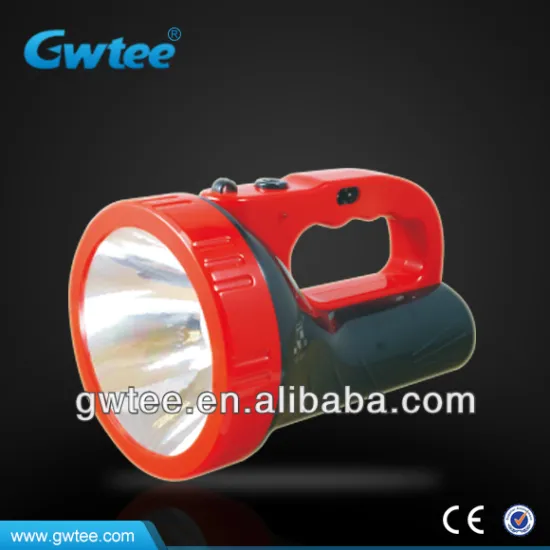 3W dynamo flat led flashlight