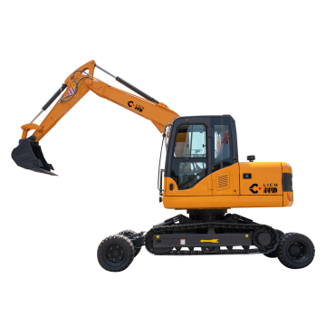 Sinomach GHT160W 14 Ton Hydraulic Small Wheel Excavator For Sale
