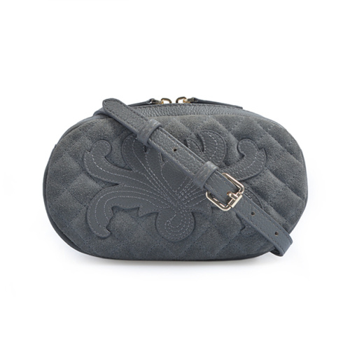 Margaux Mini Sac bandoulière en cuir à double fermeture éclair