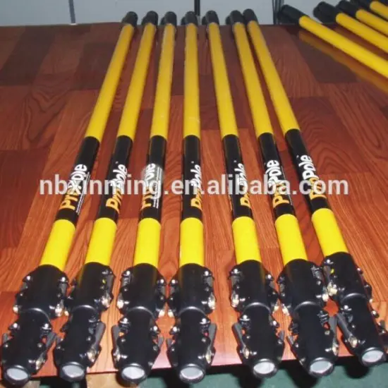 Telescopic handle type and fiberglass telescopic pole material for cleaning mop