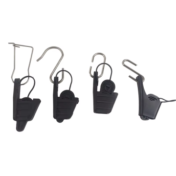 FTTH Drop Cable Anchor: Nylon Clamp for Overhead Fiber Optic and Tension Management