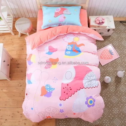 Cute Cartoon Microfiber Quilt for Children