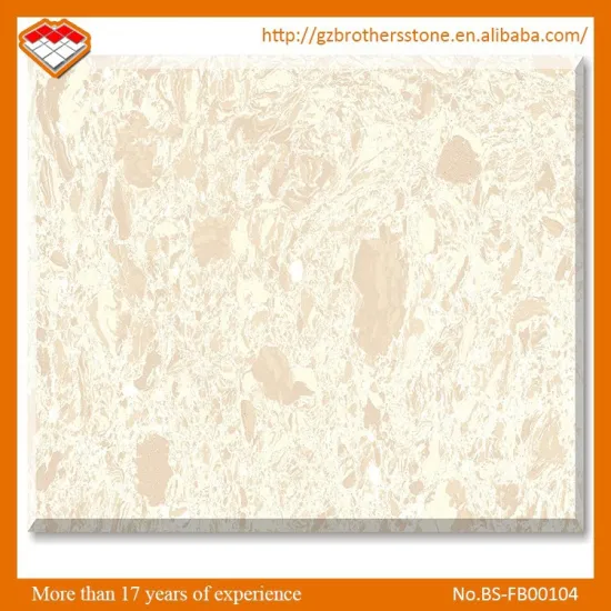 Chinese Manufacture New Cream Beige Color Artificial Stone Dining Table For Kitchen