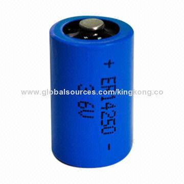 Lithium Column Battery with 14250, 3.6V Voltage