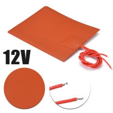 200W 12V DC 100*80mm Silicone Heater Pad Heating Mat Universal Fuel Tank Water Hot Bed For 3D Printer Warming Accessories