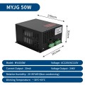 MYJG50W ليزر ثاني أكسيد الكربون PSU لتكامل الآلة