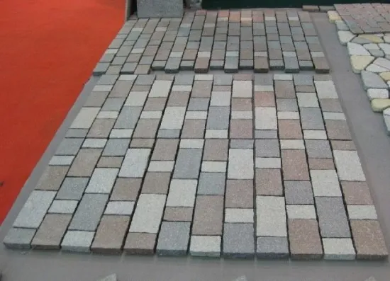 Fine block paving stone