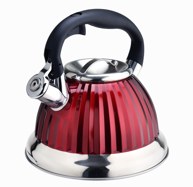 Durable stainless steel whistling tea kettles stovetops