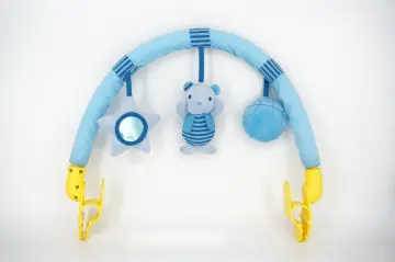 baby stroller toys with rattle mirror squeaker