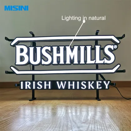 Factory Custom Made  LED Display Sign Luminous Budweiser Illuminated Neon Bar Beer Signs