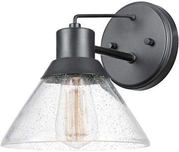 Lampade a parete di vetro moderne con luce a LED e paralume per decorazioni interne