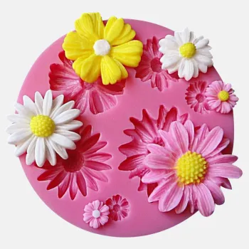 New 3D Flower Silicone Molds Craft Cake Candy Chocolate Sugarcraft Pastry Baking Ice Mold
