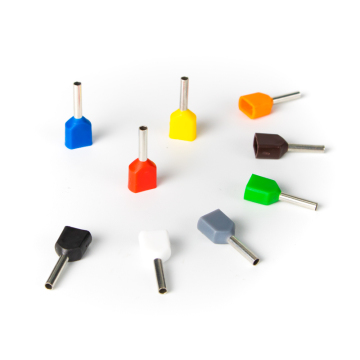 TE0508 Insulated Twin Entry Cable Ferrule for Reliable Electrical Connections