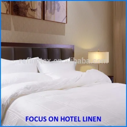 Factory Wholesale! Cotton Jacquard 100% cotton hotel linen/ hotel linen supplies /hotel bed linen Jacquard