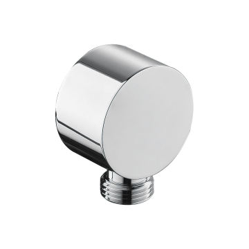 Brass Wall Mount Shower Hose Connector with Round Elbow for Handheld Showers