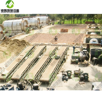 Waste Small Tire Pyrolysis Recycling Plant