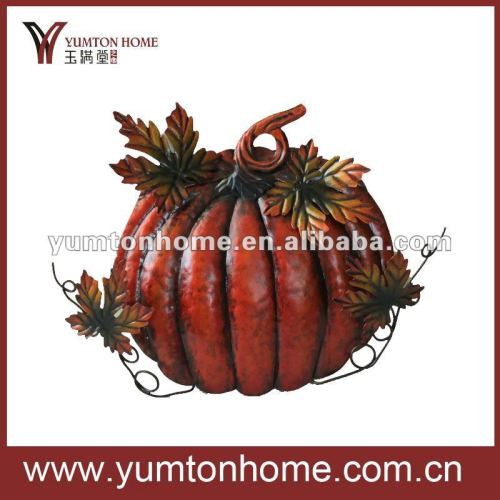 Metal harvest season pumpkin home decor