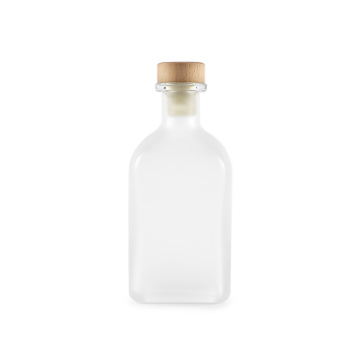 250 ml gefrostete Glas versiegelte leere Trinkflasche