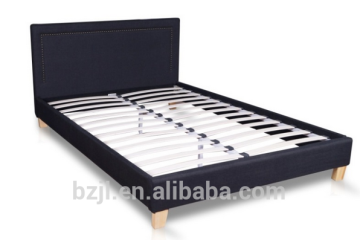 Wood double bed design storage Cheaper price durable wood bed frame
