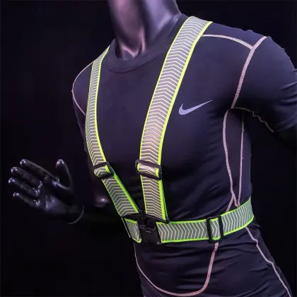 New Stretch Reflective Vest with Shoulder Straps