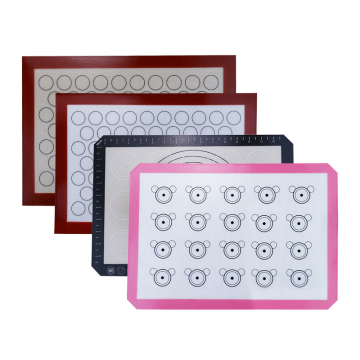 Heat Resistant Non Stick Silicone Macaroon Baking Mat Manufacturers