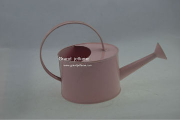 wooden house mini metal watering can