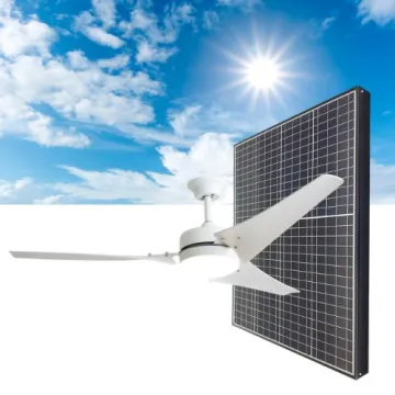 60 Inch Dual-Use Solar Ceiling Fan with LED Lights and Remote Control