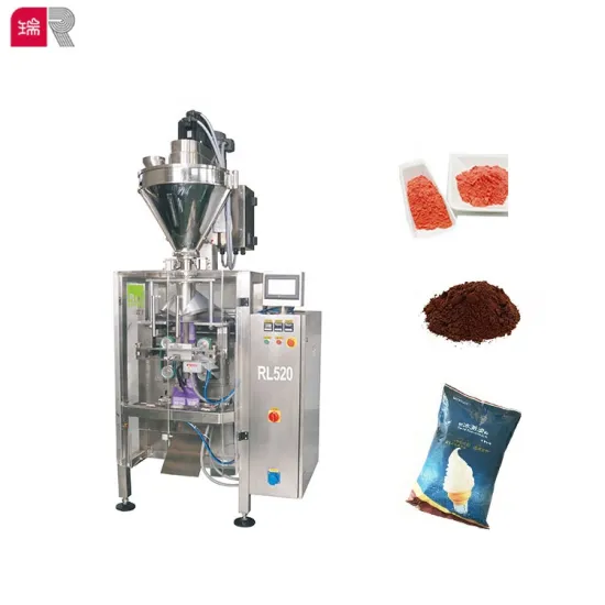 RL520 Automatic Vertical Packing Machine for Coffee Beans, Rice, Salt, and Small Pouches