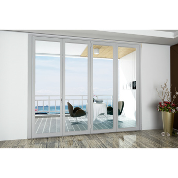 Sliding Aluminum Bifold Folding Double Glass Patio Doors