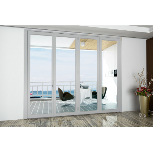 Sliding Aluminum Bifold Folding Double Glass Patio Doors