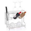 2 Tiers Organizer Metal Dish Drainer Dish Rack