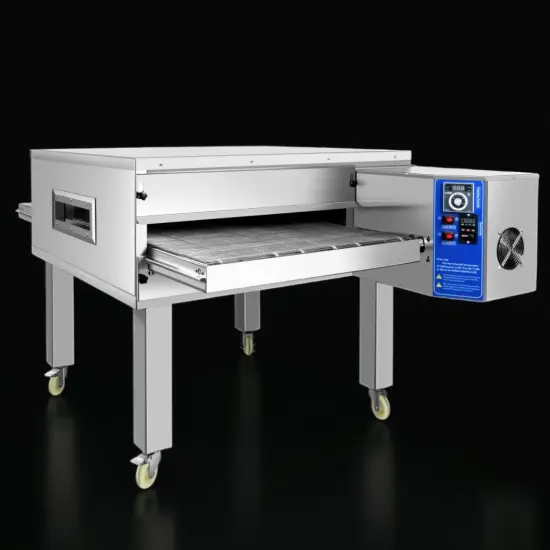 Stainless Steel Commercial Gas Pizza Oven with Conveyor – Good Price from Golden Supplier
