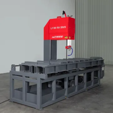 ANTISHICNC L1-50/50/250S Semi-Automatic Vertical Cutting Metal Band Sawing Machine: High Demand Iron Cutting Tool