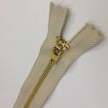 Discounts golden brass zippers for merchandise