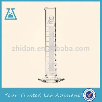 Measuring Cylinder With Hexagonal Base With Graduation