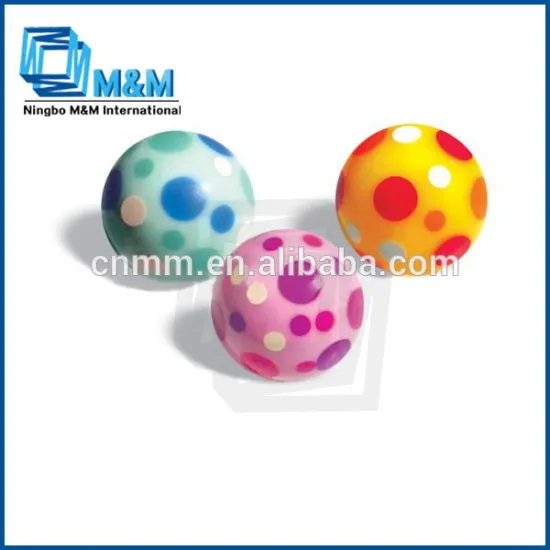Colorful Spotted Super Bouncing Ball Cheap Rubber Ball