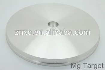 sputtering material materials Dia 300 mm high purity metal 99.93% Mg magnesium target