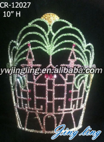 Holiday Summer Tree And Castle Pageant Crowns