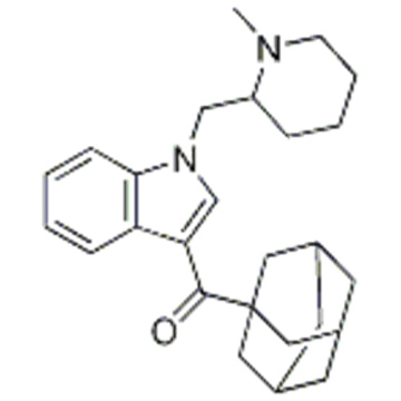 AM-1248, 1 - [(N-Methylpiperidin-2-yl) methyl] -3- (adaMant-1-oyl) indol CAS 335160-66-2