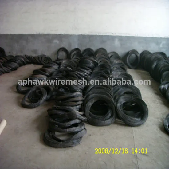High Quality Black Iron Wire with ISO9001 (manufacturer)