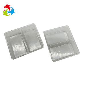 2 cavity biscuits plastic blister tray