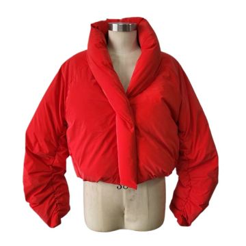 Women's Funnel Neck padding jacket