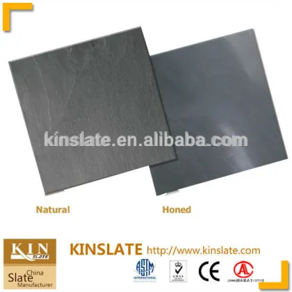 Kinslate Factory Direct Floor Tiles Slate Floor Tiles Black Color Slate Floor Tiles