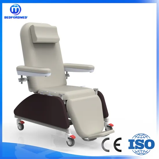 Manual Blood Donation Chair Hemodialysis Center