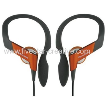 Panasonic Rp-hs33 Clip On Sport Earphone In Orange 