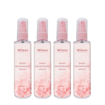 Custom Printed 100ml Plastic Deodorant Spray OEM ODM Service