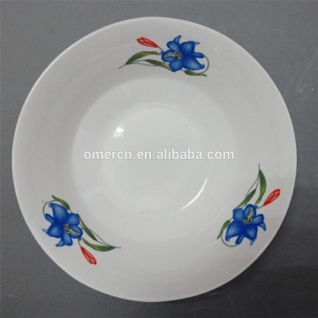 three flower cheap ceramic bowl wholesale , ceramic soup bowl, ceramic salad bowl
