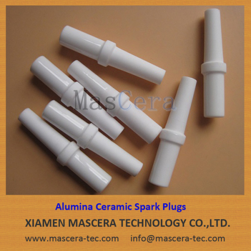 Glazing Alumina Al2o3 Ceramic Spark Plug, High Quality Glazing Alumina